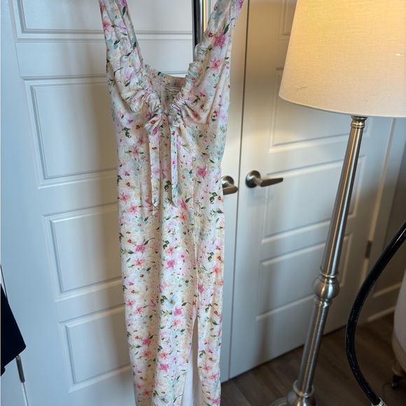 Abercrombie & Fitch Pink Floral Dress - Picture 1 of 4